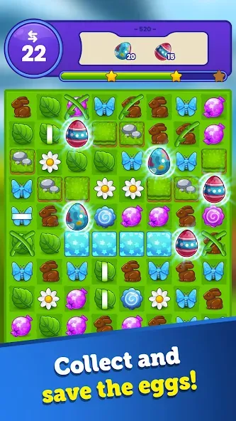 Easter Magic - Match 3 Game (Истер Мэджик)  [МОД Много денег] Screenshot 3