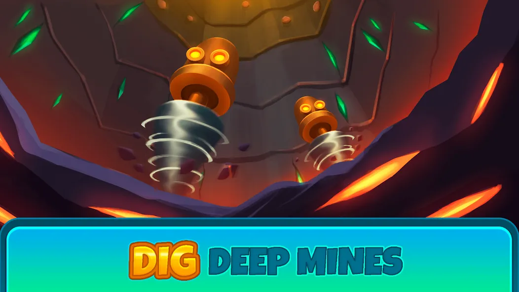 Deep Town: Idle Mining Tycoon (Дип Таун)  [МОД Много монет] Screenshot 4