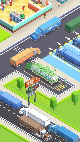 Travel Center Tycoon  [МОД Много денег] Screenshot 5