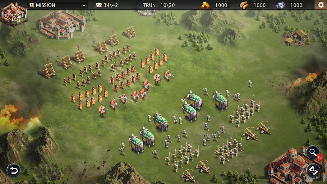 Grand War: Rome Strategy Games (Гранд Вар)  [МОД Mega Pack] Screenshot 4