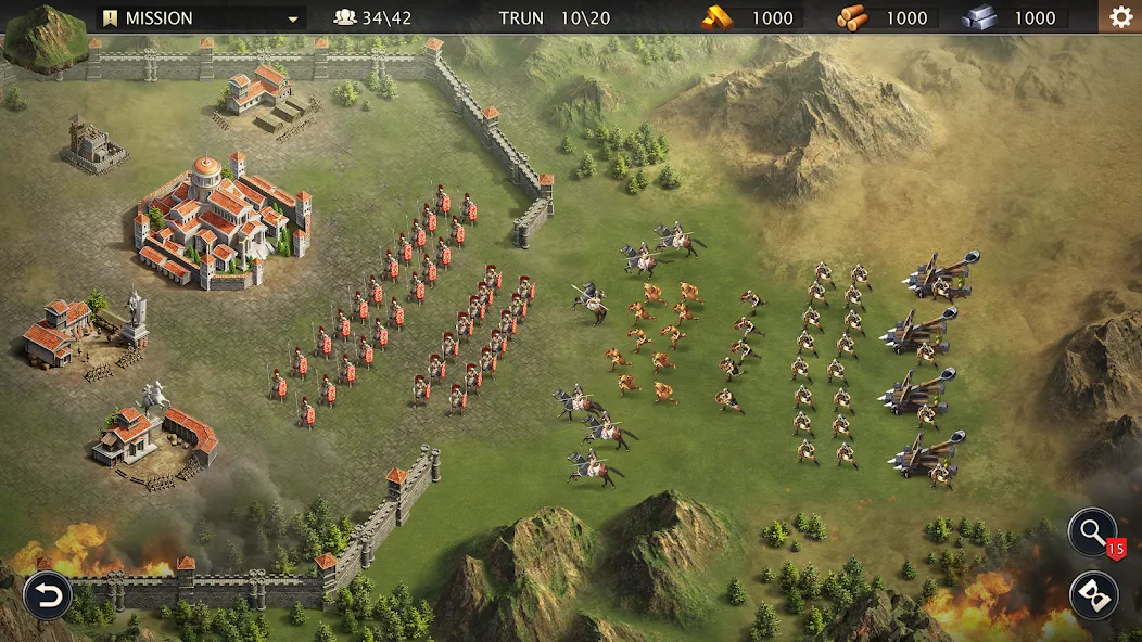 Grand War: Rome Strategy Games (Гранд Вар)  [МОД Mega Pack] Screenshot 5