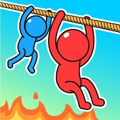 Взломанная Rope Puzzle (Роуп Паззл)  [МОД Бесконечные монеты] - полная версия apk на Андроид