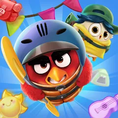 Скачать взломанную Angry Birds Match 3 (Энгри Бердс Матч 3)  [МОД Menu] - последняя версия apk на Андроид