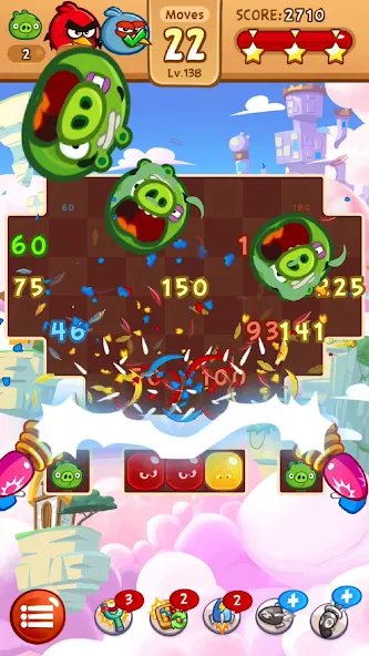 Angry Birds Blast (Энгри Бердс Бласт)  [МОД Menu] Screenshot 4