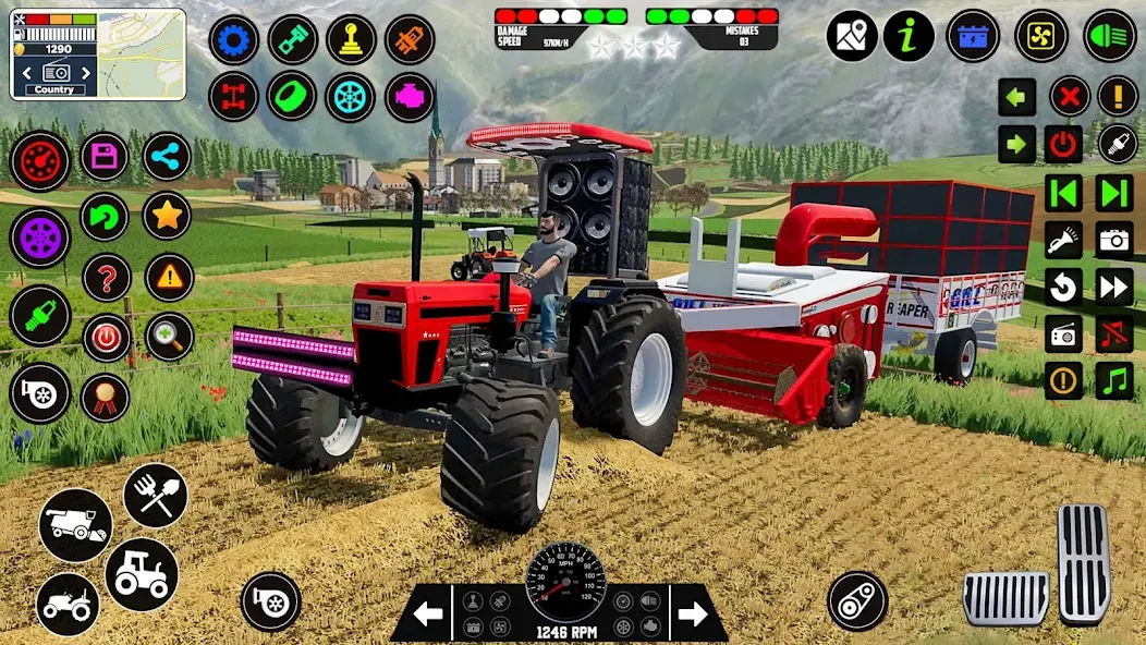 Indian Tractor Farming Games  [МОД Много монет] Screenshot 2