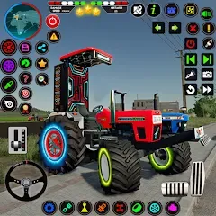 Скачать взлом Indian Tractor Farming Games  [МОД Много монет] - стабильная версия apk на Андроид