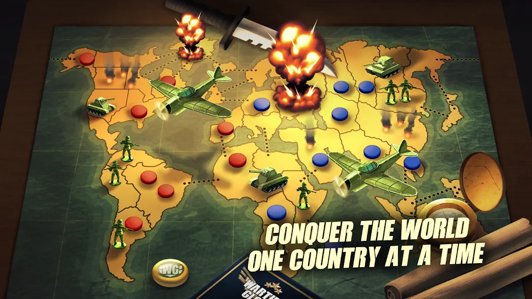 Risk of War - Wartime Glory  [МОД Меню] Screenshot 2