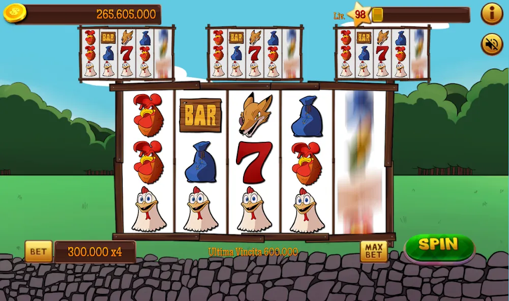 Slot Gallina 4 (Слот Галлина 4)  [МОД Бесконечные монеты] Screenshot 3