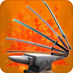 Взломанная Katana Collection : blacksmith  [МОД Mega Pack] - стабильная версия apk на Андроид