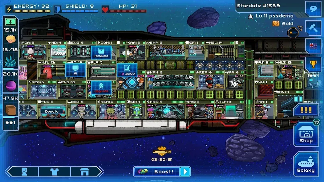 Pixel Starships™ (Пиксель Звездные Корабли)  [МОД Меню] Screenshot 5