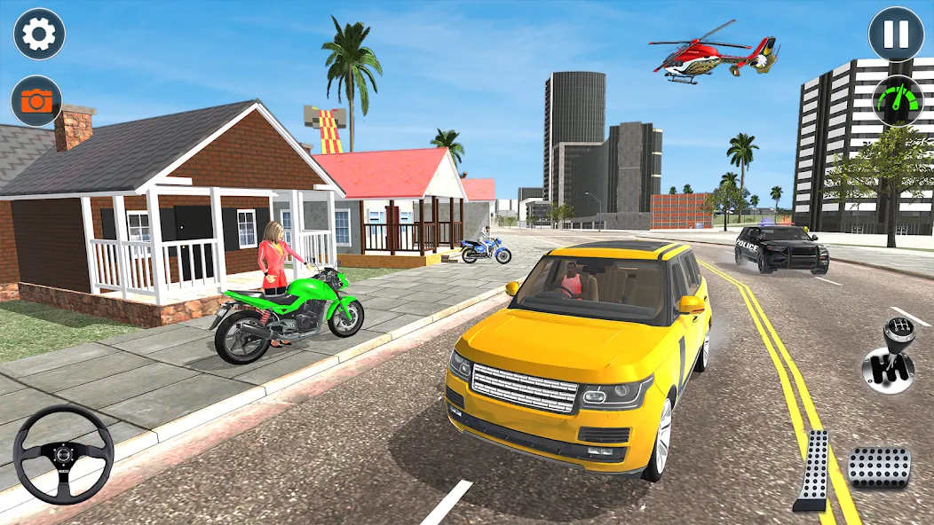 Indian Car Simulator: Car Game (Индийский автомобильный симулятор)  [МОД Unlimited Money] Screenshot 1