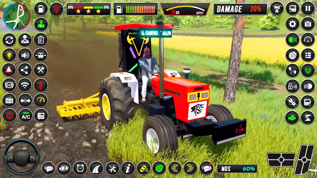 Indian Tractor Simulator Games  [МОД Бесконечные монеты] Screenshot 5