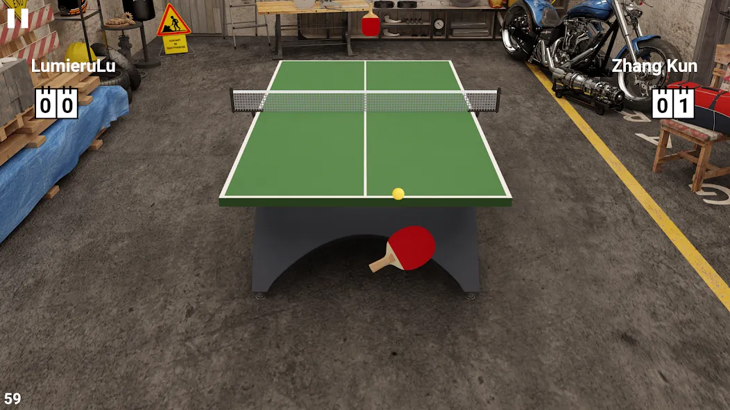 Virtual Table Tennis (Виртуальный настольный теннис)  [МОД Menu] Screenshot 1