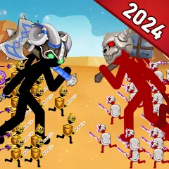 Взлом Stick Dynasty (Стритмен Баттл Уор)  [МОД Unlocked] - полная версия apk на Андроид