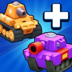 Взлом Merge Tanks - Battle Game (Мердж Танкс)  [МОД Unlocked] - стабильная версия apk на Андроид