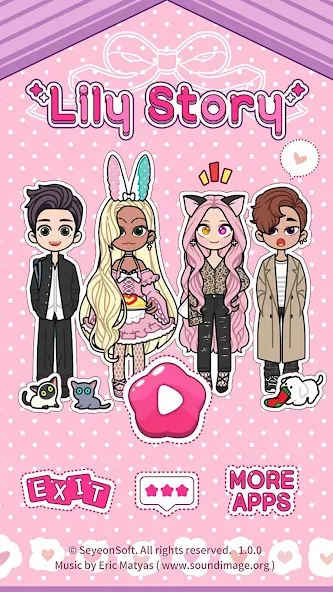 Lily Story : Dress Up Game  [МОД Menu] Screenshot 1