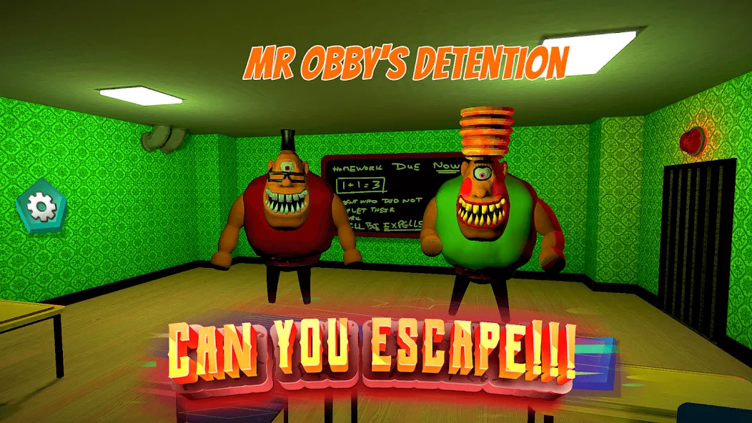 Mr Obby's Detention  [МОД Много монет] Screenshot 1