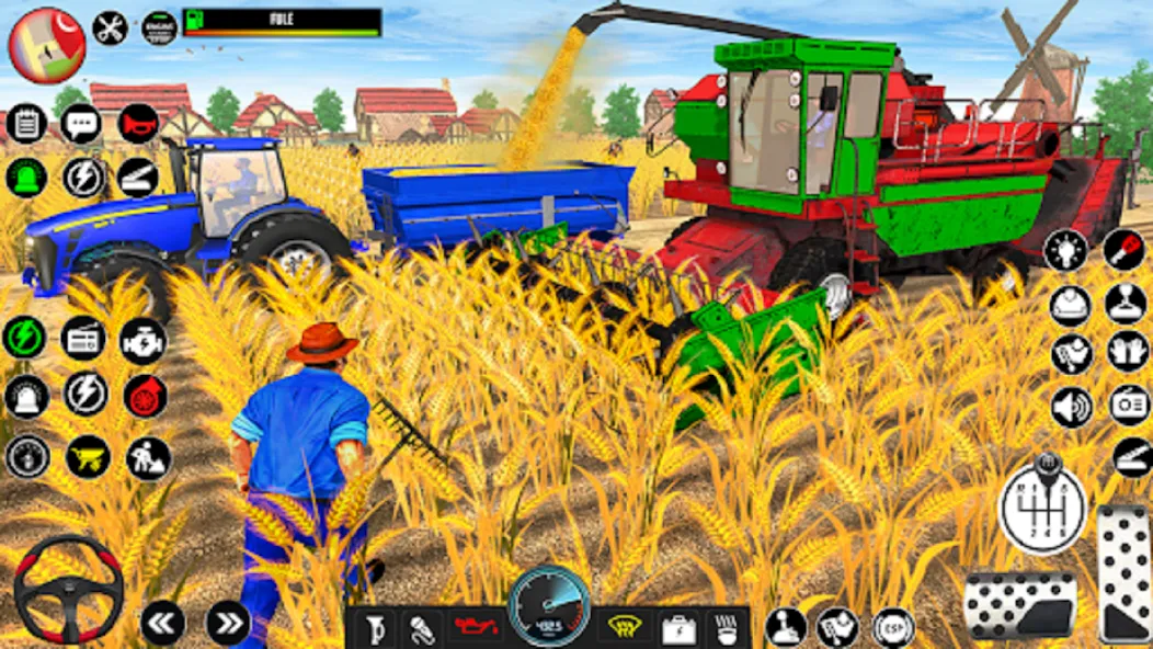 Indian Tractor Driving Game 3D (Фарминг Геймс)  [МОД Много денег] Screenshot 4