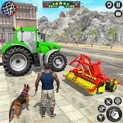 Взломанная Indian Tractor Driving Game 3D (Фарминг Геймс)  [МОД Много денег] - полная версия apk на Андроид