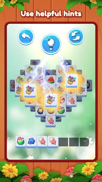 Triple Connect: Match Tile (Трипл Коннект)  [МОД Бесконечные монеты] Screenshot 4