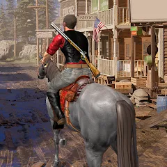 Взлом West Cowboy - Gunfighter Game (Уэст Ковбой)  [МОД Много монет] - последняя версия apk на Андроид