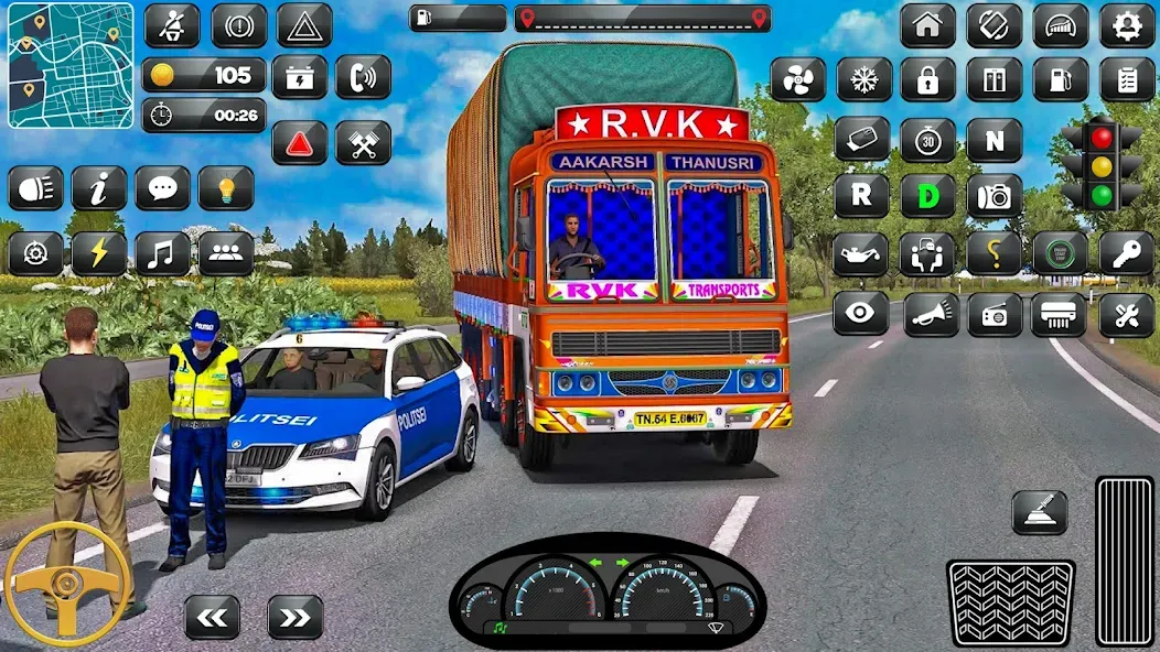 Indian Truck Driver Simulator  [МОД Unlocked] Screenshot 5