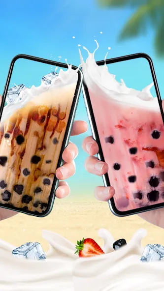 Boba recipe: Drink bubble tea (Рецепт бобы)  [МОД Unlimited Money] Screenshot 1