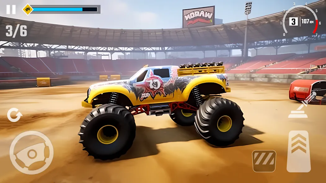 4x4 Monster Truck Racing Games (Монстр Трак Гонки игры)  [МОД Бесконечные деньги] Screenshot 2