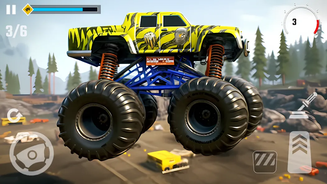 4x4 Monster Truck Racing Games (Монстр Трак Гонки игры)  [МОД Бесконечные деньги] Screenshot 4