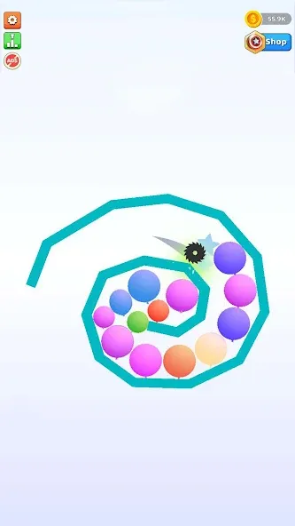 Bounce and pop - Puff Balloon  [МОД Menu] Screenshot 4