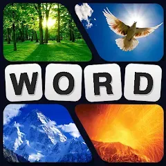 Взлом Puzzle: 4 pics 1 word offline  [МОД Много денег] - стабильная версия apk на Андроид