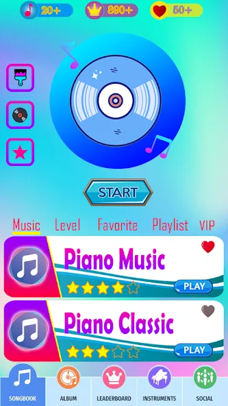 RaptorGamer Piano Tiles (РапторГеймер Пьяно Тайлс)  [МОД Меню] Screenshot 1