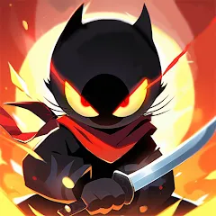 Взлом Ninja Cat - Idle Arena (Крейзи Ниндзя Кэт)  [МОД Menu] - последняя версия apk на Андроид