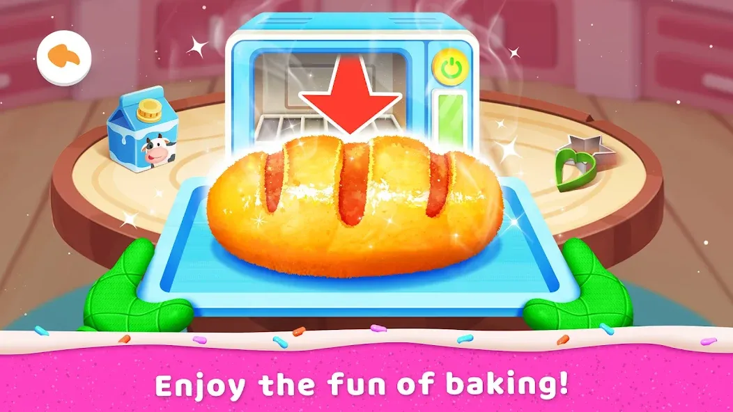 Little Panda's Cake Shop  [МОД Бесконечные деньги] Screenshot 3