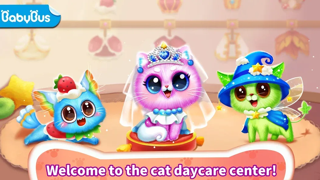 Little Panda: Baby Cat Daycare  [МОД Много монет] Screenshot 1