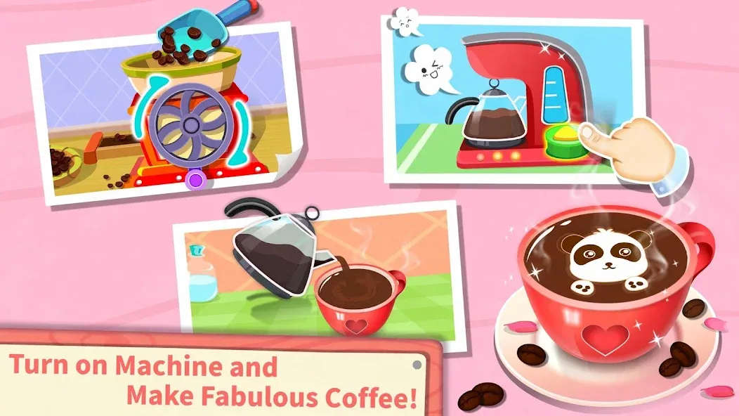 Baby Panda’s Summer: Café  [МОД Unlimited Money] Screenshot 3