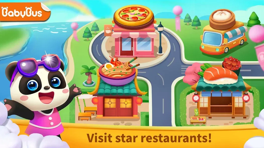 Little Panda: Star Restaurants  [МОД Много денег] Screenshot 1