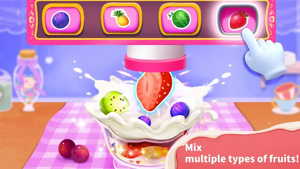 Baby Panda’s Ice Cream Shop  [МОД Много денег] Screenshot 3