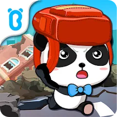 Взлом Baby Panda Earthquake Safety 1  [МОД Бесконечные монеты] - полная версия apk на Андроид