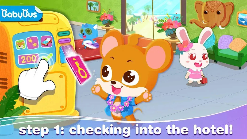 Baby Panda’s Summer: Vacation  [МОД Unlimited Money] Screenshot 1