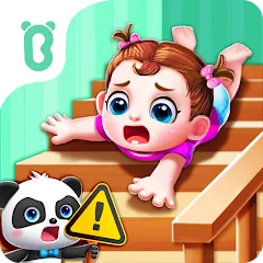 Взлом Baby Panda Home Safety  [МОД Бесконечные монеты] - последняя версия apk на Андроид