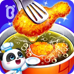 Взломанная Little Panda's Space Kitchen  [МОД Mega Pack] - стабильная версия apk на Андроид