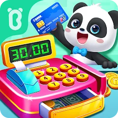 Взломанная Baby Panda's Supermarket  [МОД Все открыто] - полная версия apk на Андроид