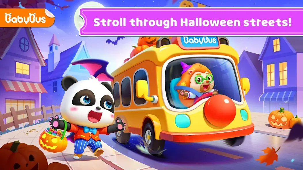 Baby Panda's School Bus  [МОД Menu] Screenshot 1