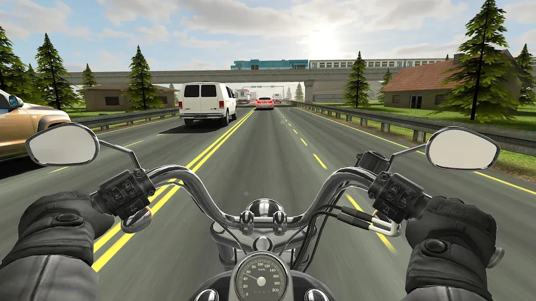 Traffic Rider (Трафик Райдер)  [МОД Unlimited Money] Screenshot 1