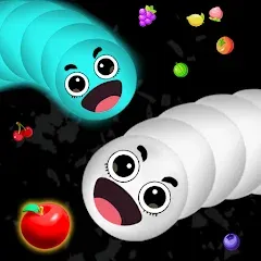 Скачать взломанную Snake War™ Hungry Worm.io Game (Снейк Вар)  [МОД Все открыто] - стабильная версия apk на Андроид