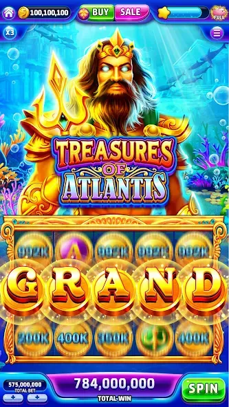 Jackpotland-Vegas Casino Slots (Джекпотлэнд)  [МОД Много монет] Screenshot 3