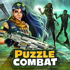 Взломанная Puzzle Combat: Match-3 RPG (Пазл Комбат)  [МОД Все открыто] - последняя версия apk на Андроид