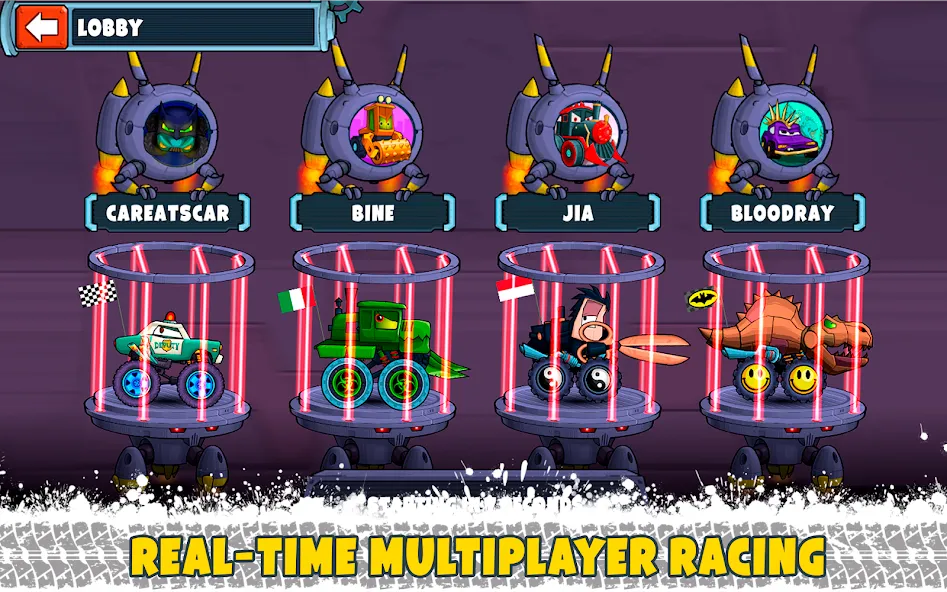 Car Eats Car Multiplayer Race (Кар Итс Кар)  [МОД Бесконечные деньги] Screenshot 2