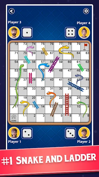 Snakes and Ladders - Ludo Game (Змеи и лестницы)  [МОД Mega Pack] Screenshot 2